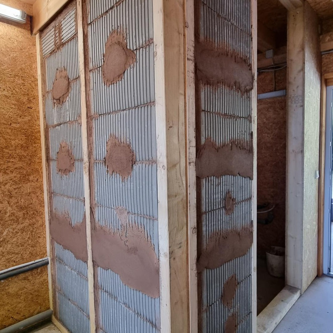 Lehm-Rahmensteine (LWE 120 S) 64 Stück auf Palette - Lehmmeister