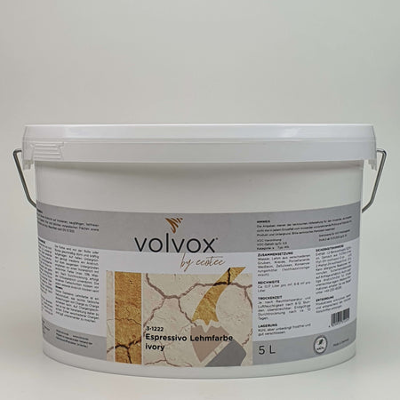 VOLVOX Espressivo Lehmfarbe - (023) ivory - Lehmmeister