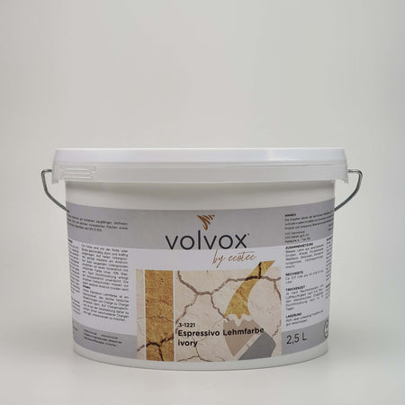 VOLVOX Espressivo Lehmfarbe - (023) ivory - Lehmmeister
