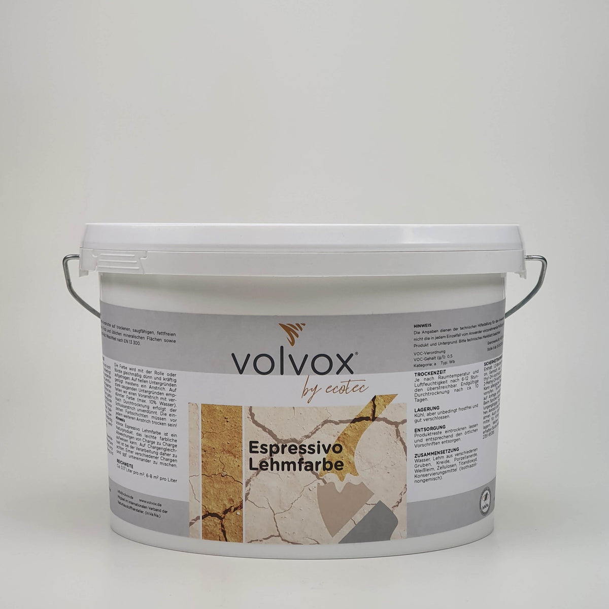 VOLVOX Espressivo Lehmfarbe - (140) onyx - Lehmmeister