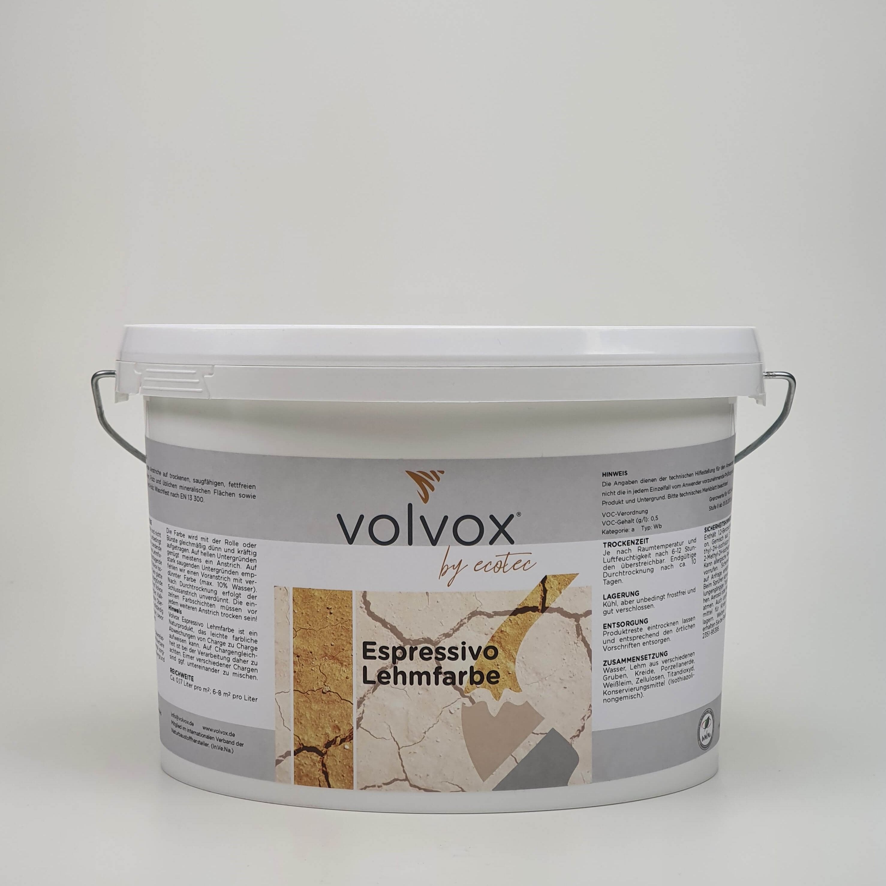 VOLVOX Espressivo Lehmfarbe - (140) onyx - Lehmmeister