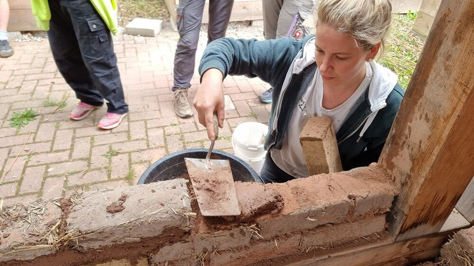 PILOSITH Lehmmörtel und Lehmwand im Lehmbau