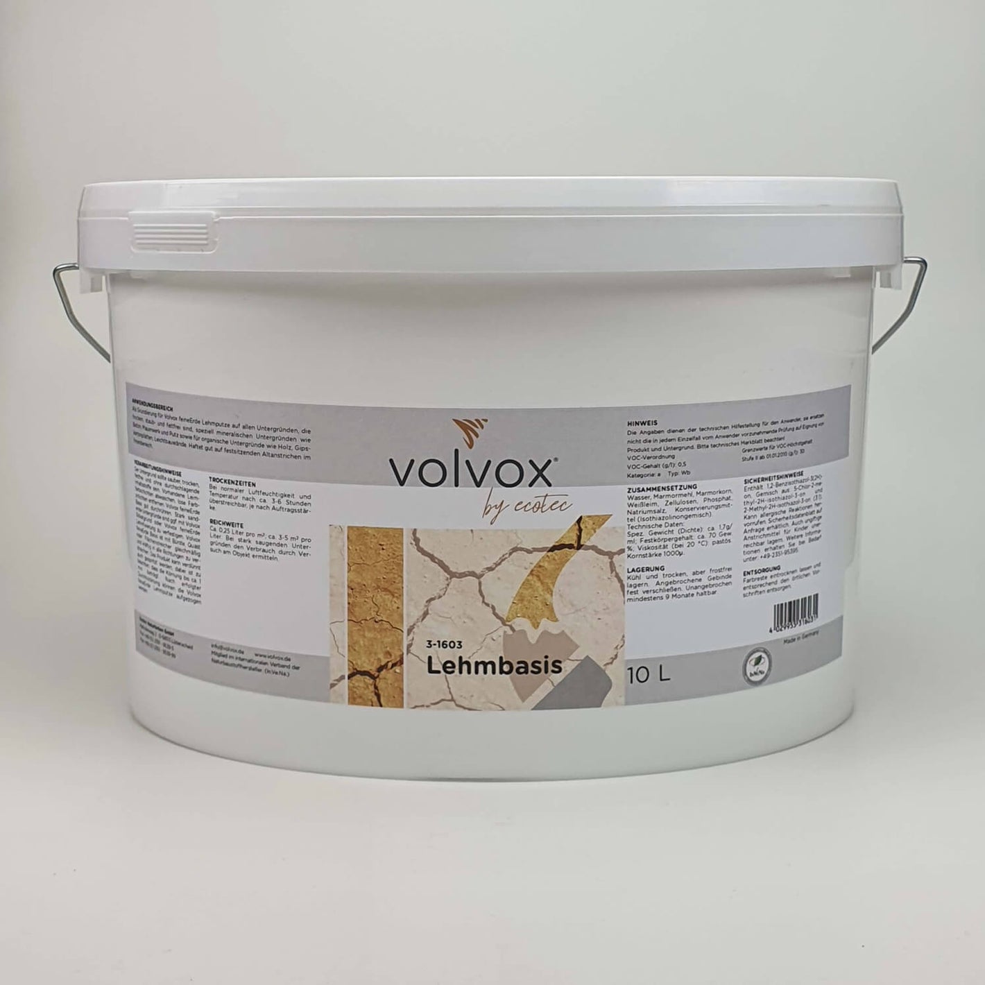 VOLVOX feineErde Lehmbasis - Lehmmeister