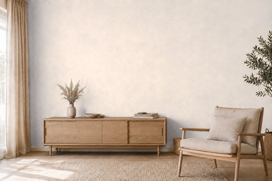 VOLVOX Espressivo Lehmfarbe – Raumwirkung im Farbton (277) pearl white