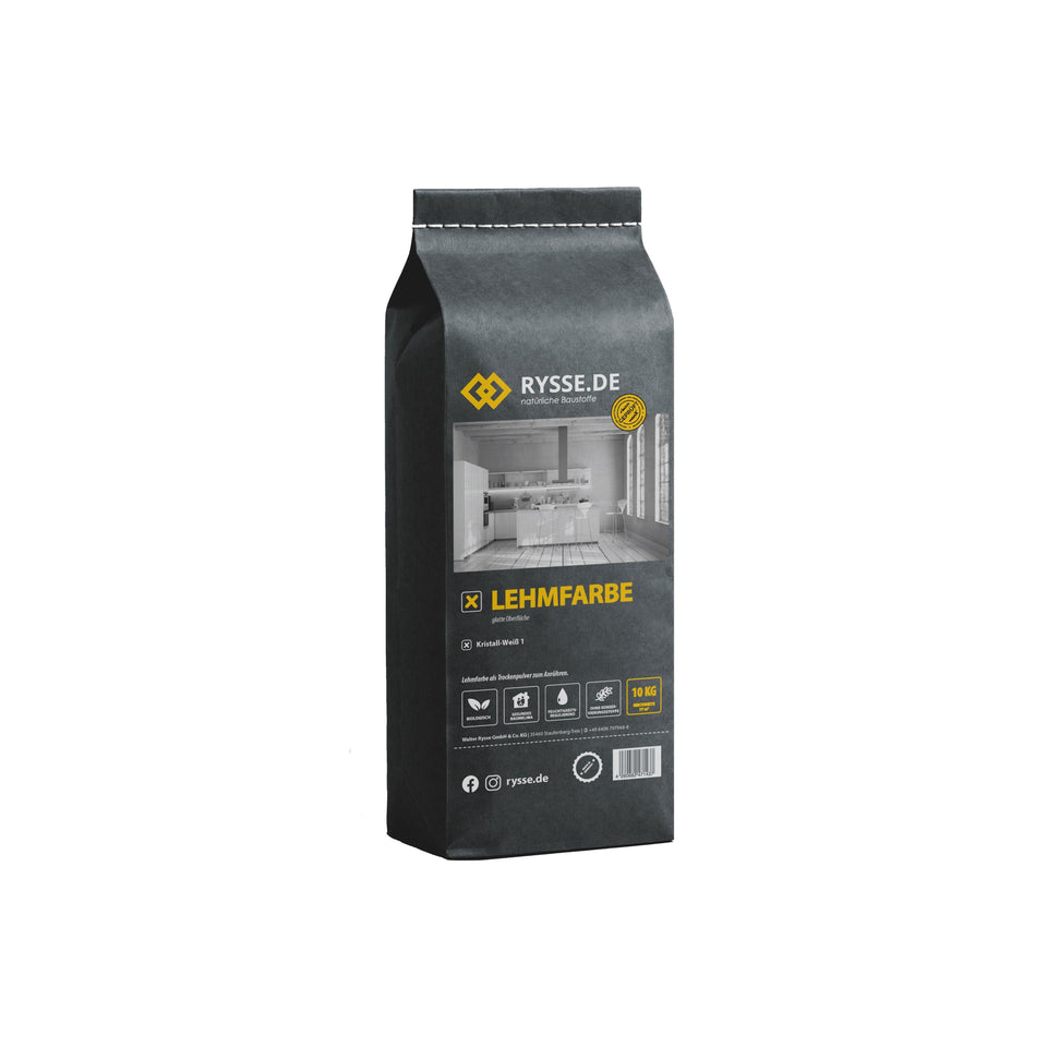 Walter Rysse Lehmfarbe Trockenpulver im 5 kg Sack